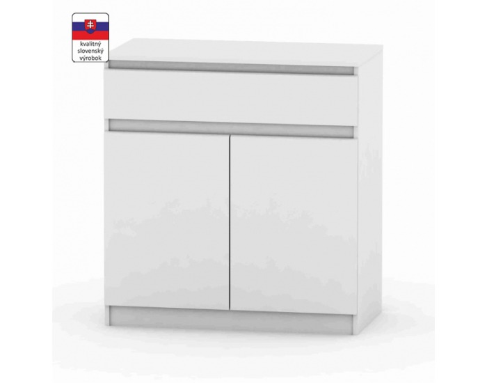 Dvojdverová komoda Hany 007 - biela