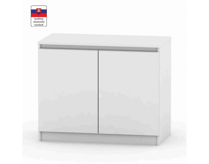 Dvojdverová komoda Hany 008 - biela
