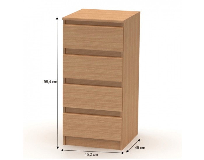Zásuvková komoda Hany 2 New 9 - buk