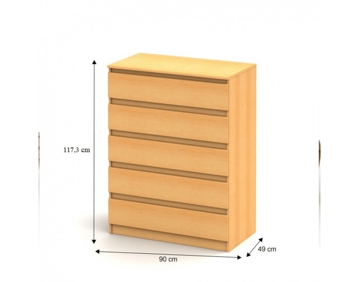 Zásuvková komoda Hany New 005 - buk