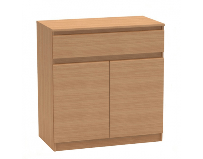 Dvojdverová komoda so zásuvkou Hany New 007 - buk