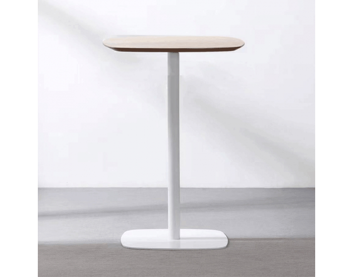 Barový stôl Harlov - dub / biela