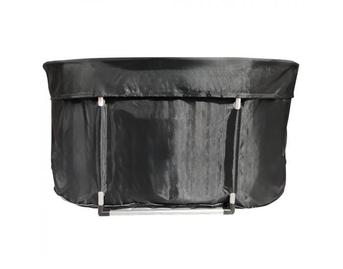 Prenosná skladacia vaňa na otužovanie Harto 290 l - čierna