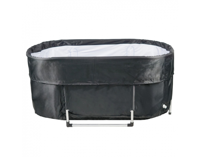 Prenosná skladacia vaňa na otužovanie Harto 290 l - čierna