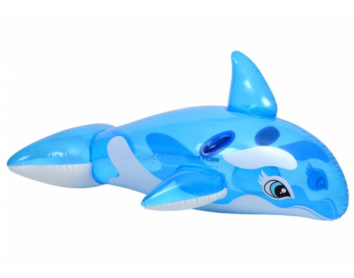 Detská nafukovacia veľryba 510501 - modrá / biela