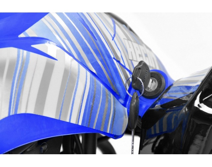 Detská elektrická štvorkolka 54801 - modrá