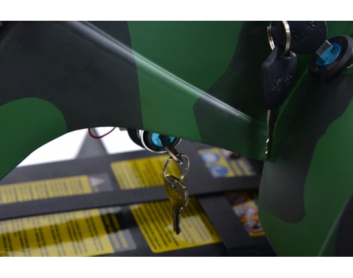 Detská elektrická štvorkolka 56801 - army