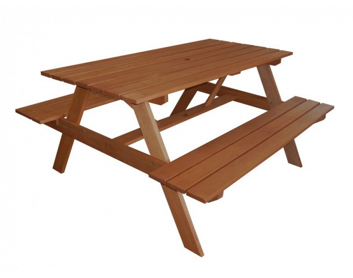 Drevený záhradný set Bier Set - meranti