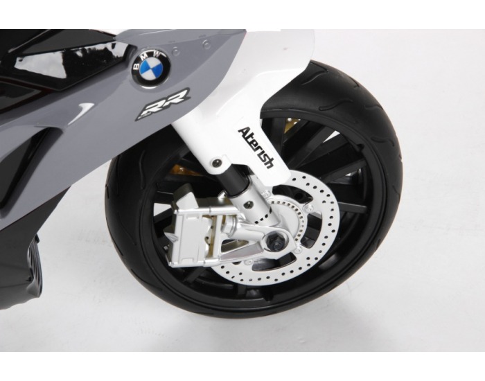 Detská elektrická motorka BMW S1000RR - sivá