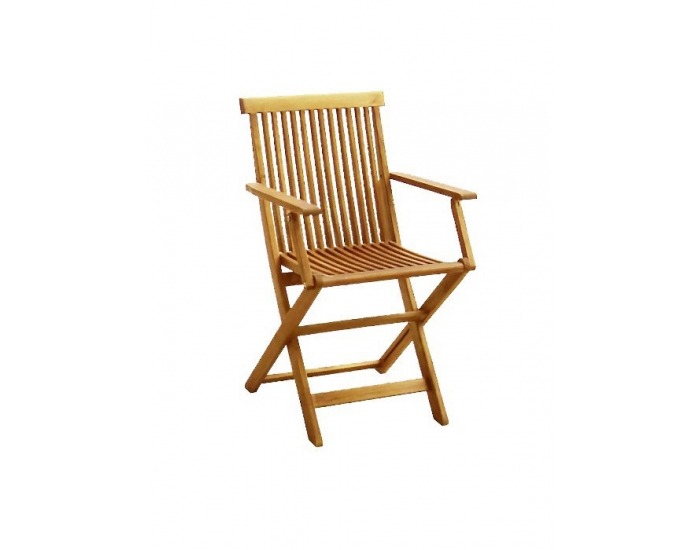 Drevená záhradná stolička (2 ks) C003AGF - akácia