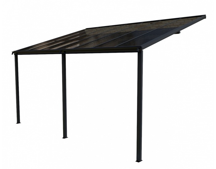 Strieška na balkón Canopy - sivá