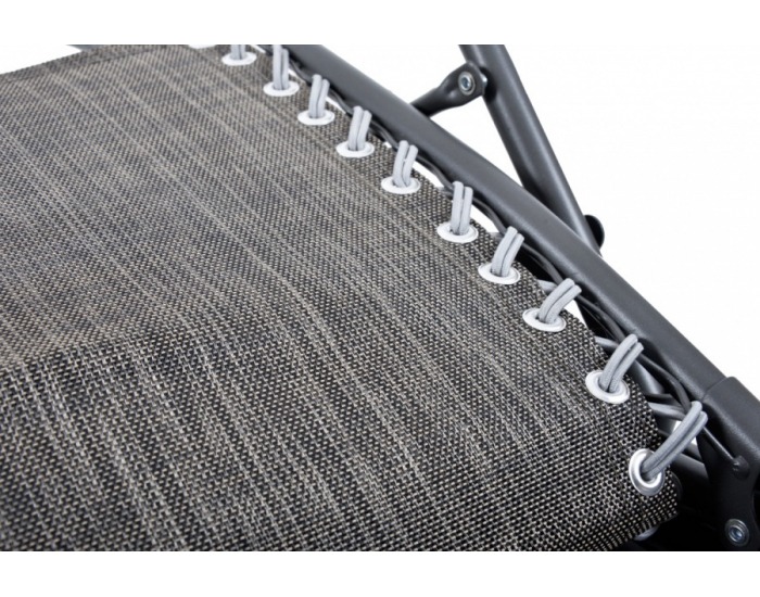 Záhradné lehátko Relaxing Chair - sivá