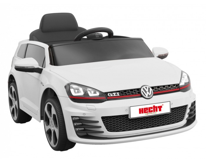 Detské elektrické autíčko Volkswagen GOLF A7 GTI - biela
