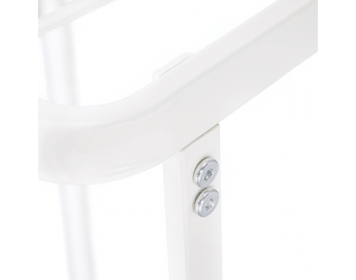 Viacúčelový regál s košíkmi na kolieskach Hermes - biela