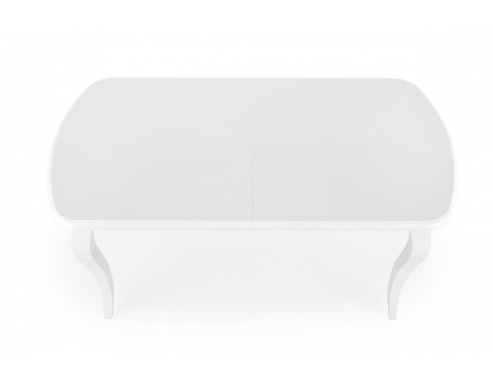 Rustikálny rozkladací jedálenský stôl Horacy - biela