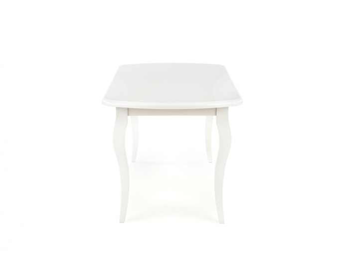 Rustikálny rozkladací jedálenský stôl Horacy - biela