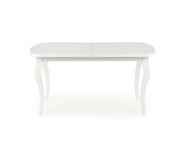 Rustikálny rozkladací jedálenský stôl Horacy - biela