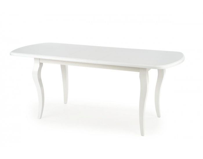 Rustikálny rozkladací jedálenský stôl Horacy - biela