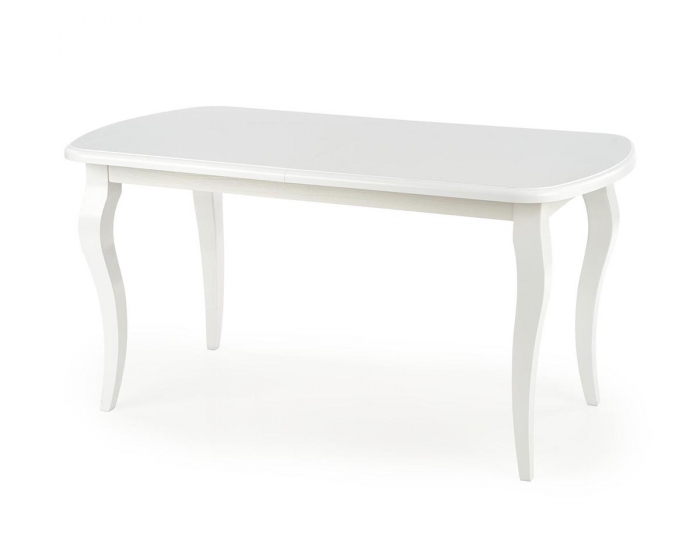 Rustikálny rozkladací jedálenský stôl Horacy - biela