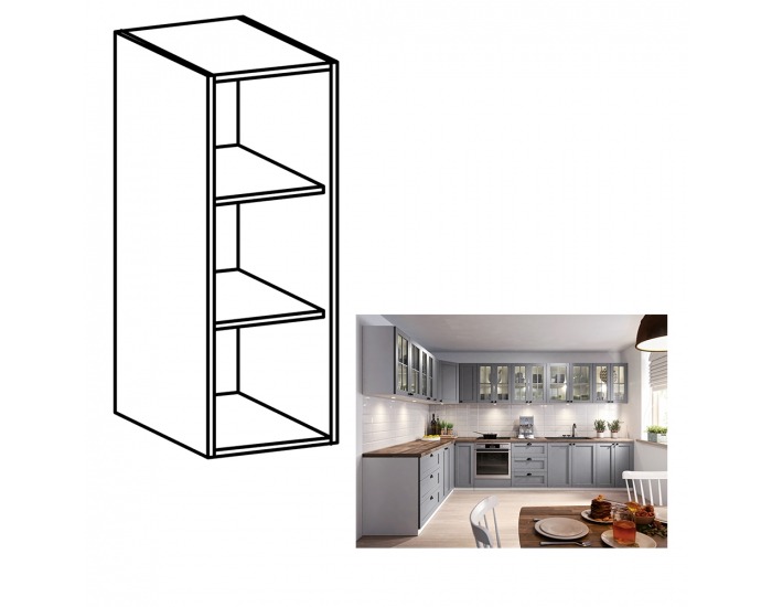 Horná kuchynská skrinka Layla W200 - biela