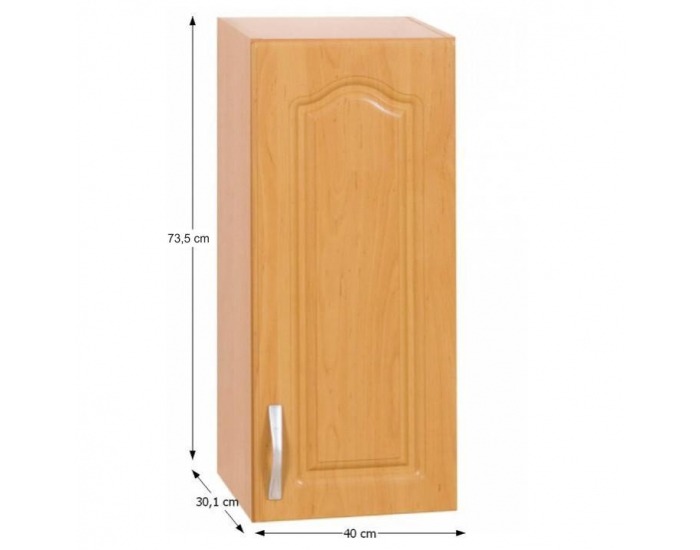 Horná kuchynská skrinka Lora MDF New W40/735 P - jelša