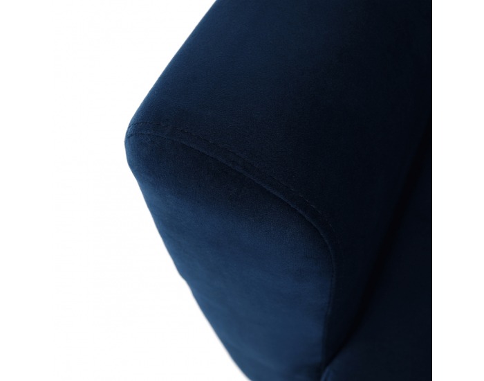 Rozkladacia pohovka Horsta - kráľovská modrá (Velvet) / zlatá