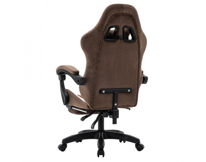 Herné kreslo Hospo - hnedá / biela