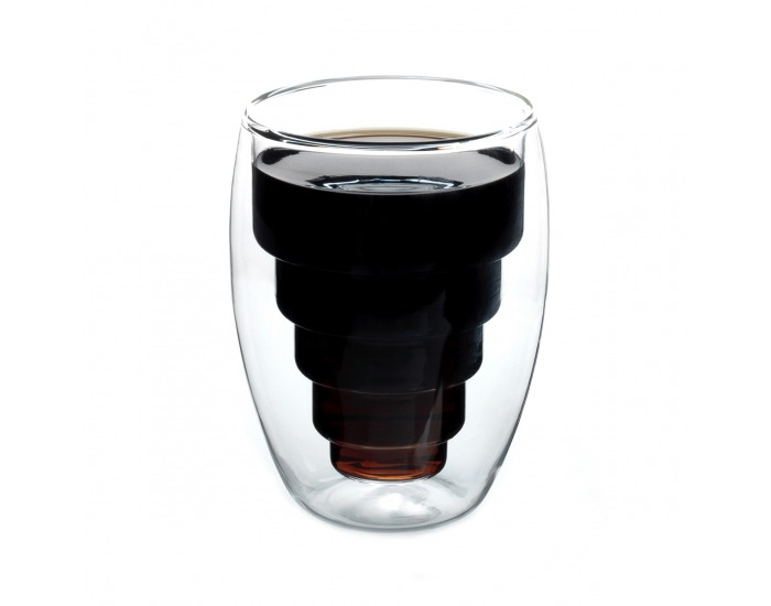 Termo pohár (2 ks) Hotcold Typ 17 250 ml - priehľadná