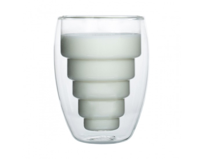 Termo pohár (2 ks) Hotcold Typ 17 250 ml - priehľadná