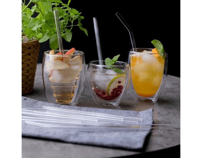 Termo pohár (2 ks) Hotcold Typ 17 250 ml - priehľadná