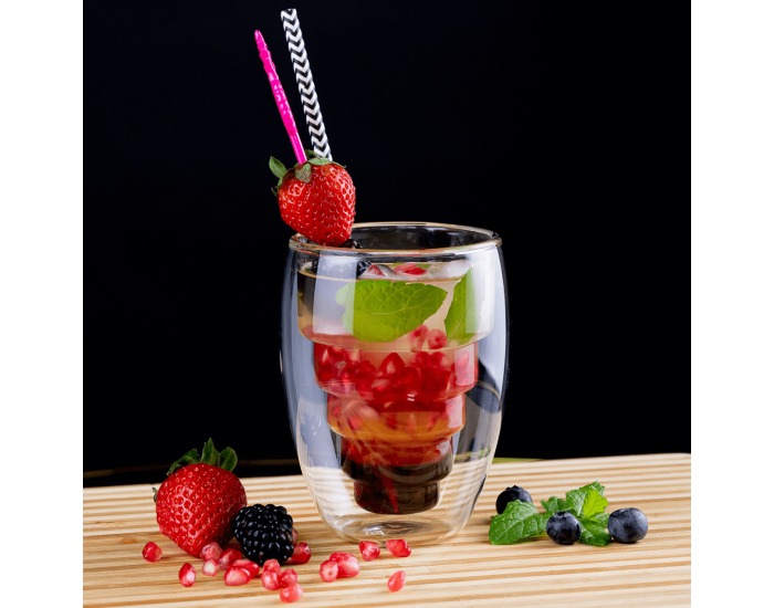 Termo pohár (2 ks) Hotcold Typ 17 250 ml - priehľadná