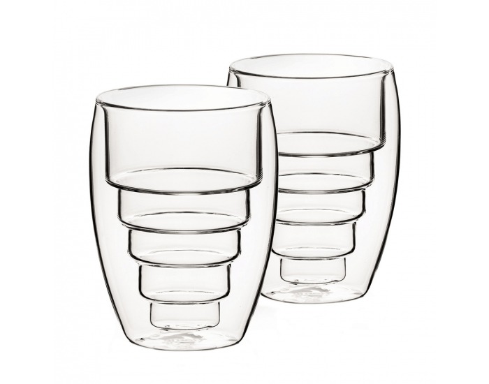 Termo pohár (2 ks) Hotcold Typ 17 250 ml - priehľadná