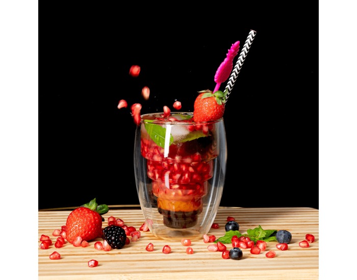 Termo pohár (2 ks) Hotcold Typ 17 250 ml - priehľadná