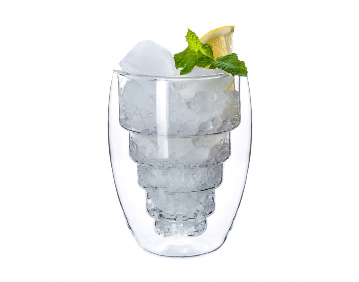 Termo pohár (2 ks) Hotcold Typ 17 250 ml - priehľadná