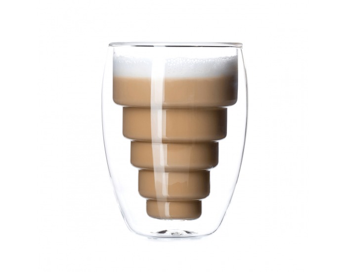 Termo pohár (2 ks) Hotcold Typ 17 250 ml - priehľadná