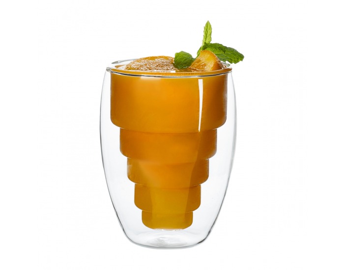 Termo pohár (2 ks) Hotcold Typ 17 250 ml - priehľadná