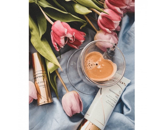 Termo šálka s podšálkou (2 ks) Hotcool Typ 5 150 ml - priehľadná