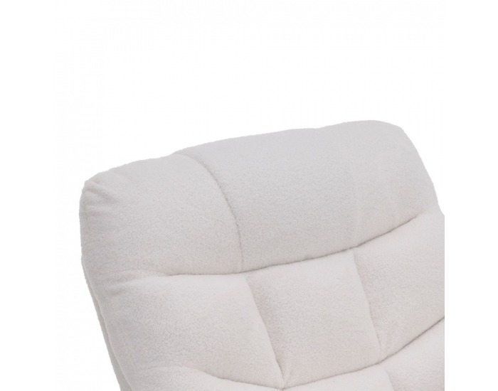 Masážne polohovacie kreslo Hudson - biela