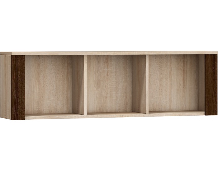 Polica Hugo HUG-05 - sonoma svetlá / sonoma tmavá