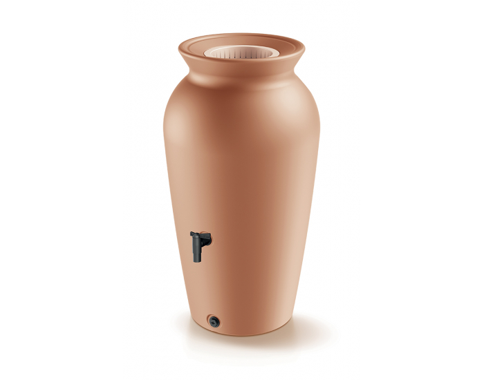 Plastový sud na dažďovú vodu IDVE230R736 230 l - terakota