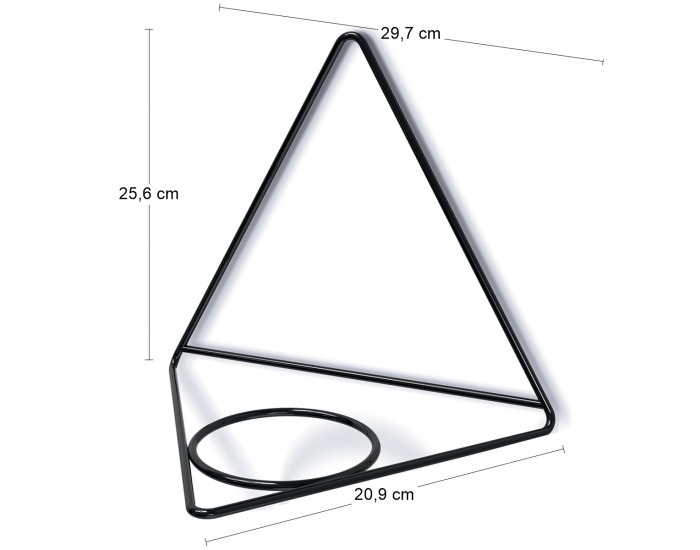 Závesný držiak na kvetináč IKSH2S - antracit