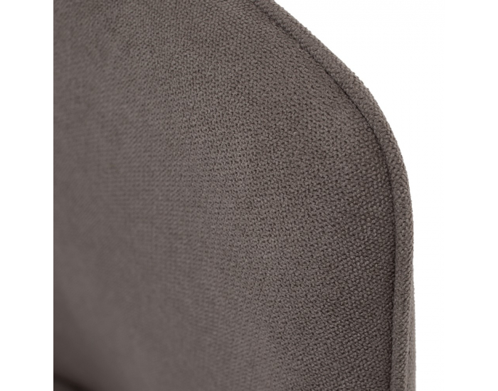 Jedálenské kreslo Ilkom - sivohnedá (taupe) / čierna