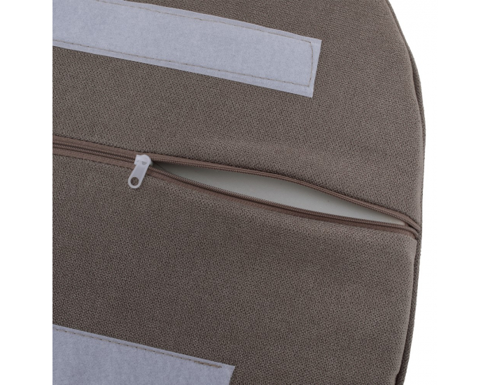 Jedálenské kreslo Ilkom - sivohnedá (taupe) / čierna