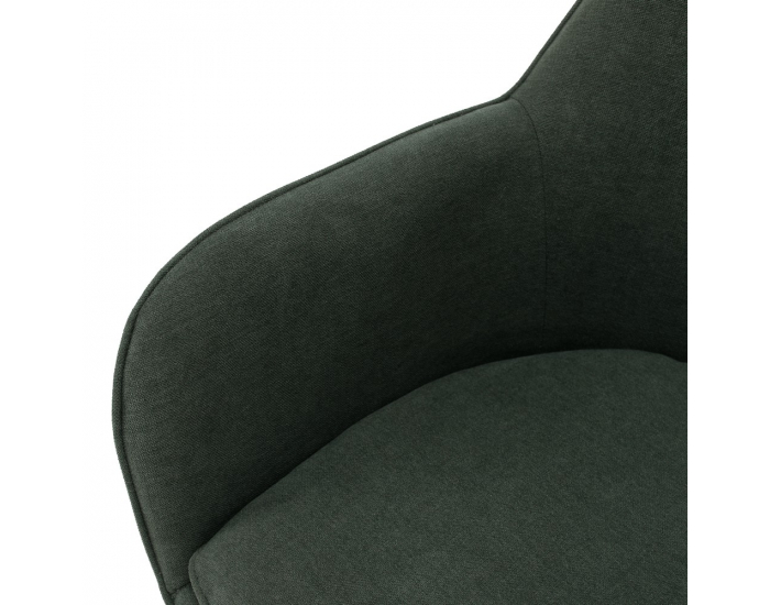 Jedálenské kreslo Ilkom - zelená / čierna