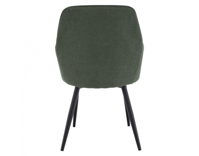 Jedálenské kreslo Ilkom - zelená / čierna