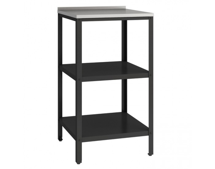 Záhradná kuchynská linka s drezom Ines - čierna