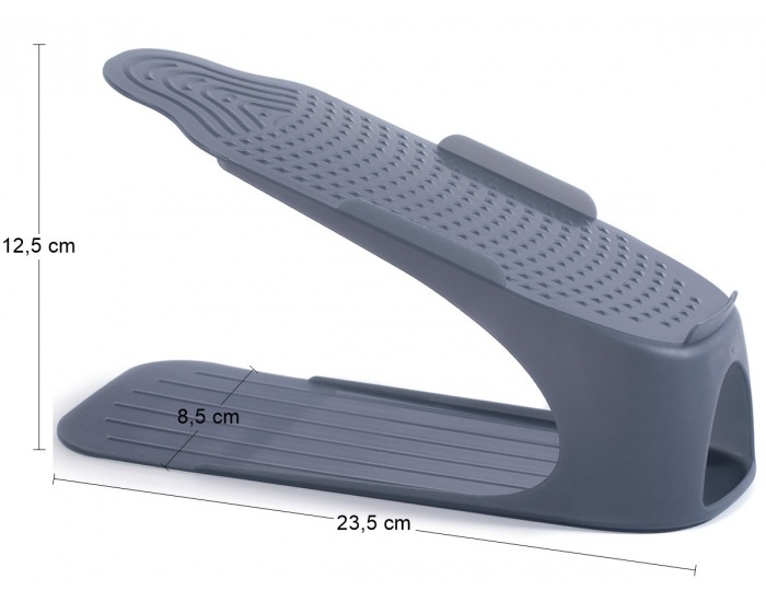 Plastový stojan na topánky 30-38 (5 ks) IOBS5 SET - antracit