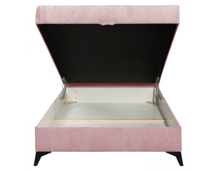 Čalúnená jednolôžková posteľ (váľanda) Isib 120 - ružová