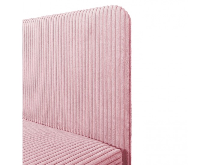 Čalúnená jednolôžková posteľ (váľanda) Isib 120 - ružová