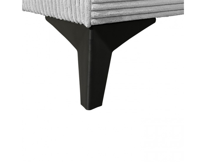 Čalúnená jednolôžková posteľ (váľanda) Isib 120 - svetlosivá